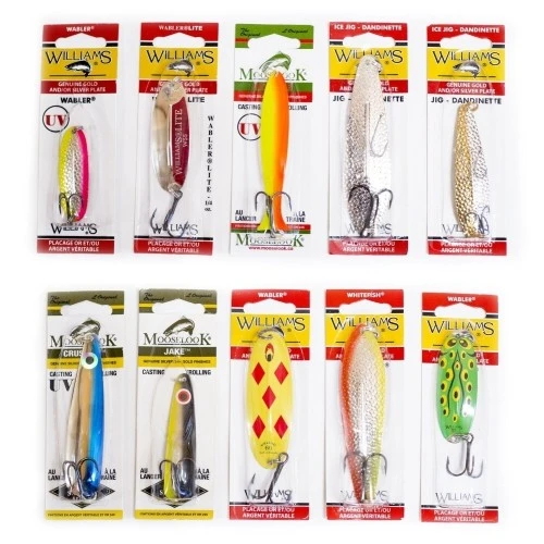 Подарочный рыболовный набор блесен Williams Ахтуба