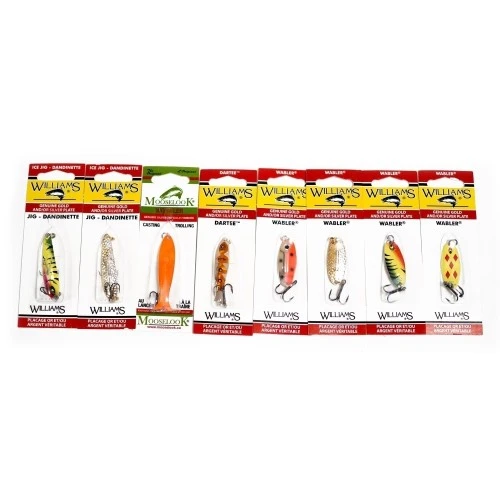 Рыболовный набор блесен Williams Окуневый №1