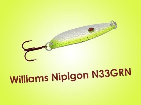 Обзор блесны Williams Nipigon N33GRN 9,5г