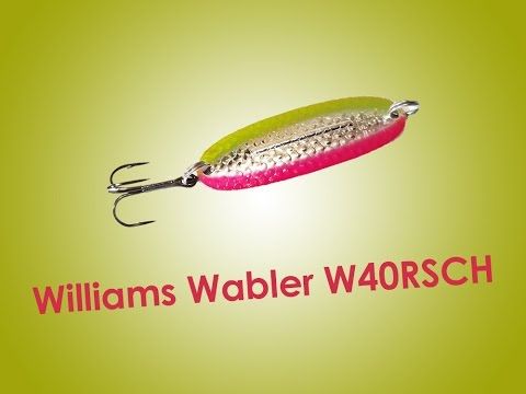 Обзор блесны Williams Wabler W40RSCH