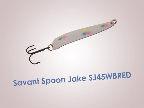 Обзор блесны Savant Spoon Jake SJ45WBRED 9,3г