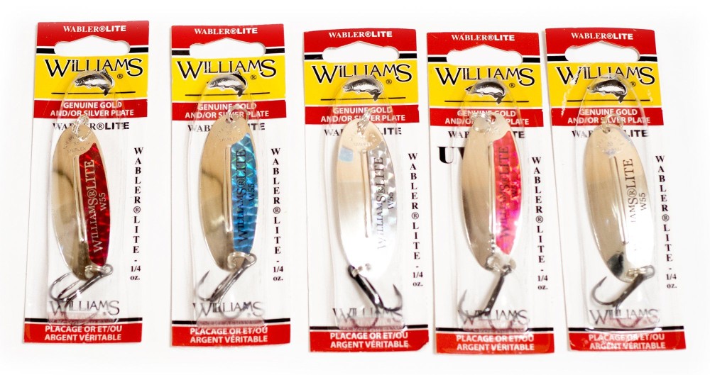 Рыболовный набор Двенадцать блесен Williams Wabler Lite W55