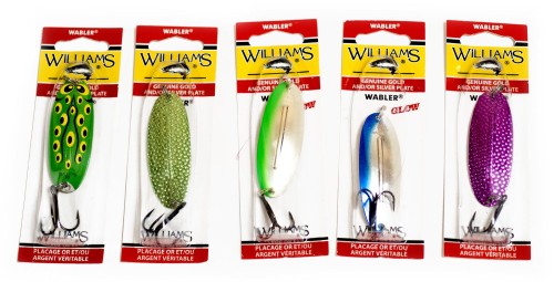 Рыболовный набор Десять блесен Williams Wabler W50 Color