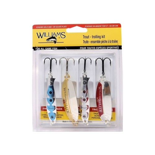 Набор блесен Williams 4-TTK Trout Trolling Kit
