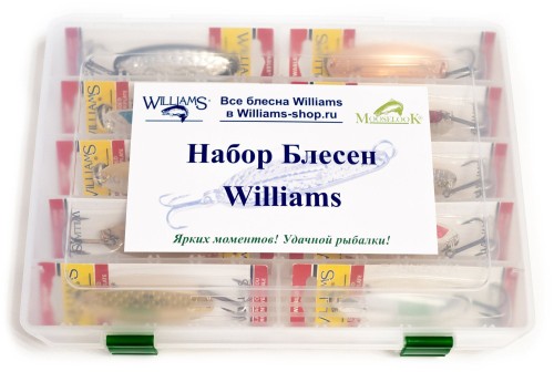 Рыболовный набор Десять блесен Williams Wabler W60 Classic