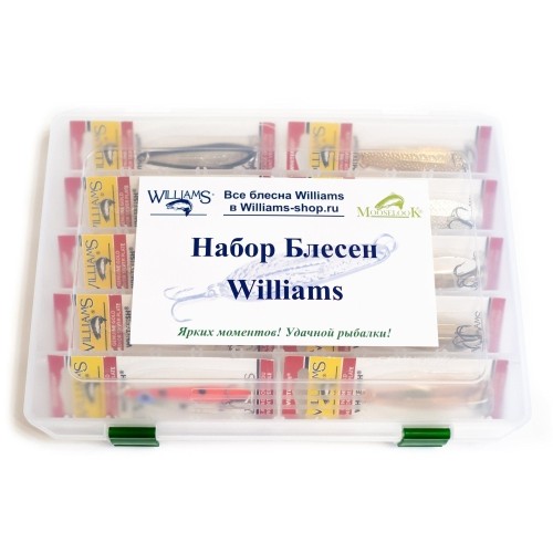 Рыболовный набор Десять блесен Williams Whitefish C60