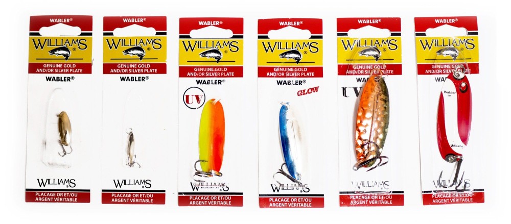 Подарочный рыболовный набор Двадцать блесен Williams Wabler