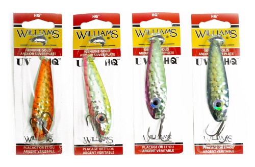 Рыболовный набор блесен Williams HQ-UV HQR35 8шт