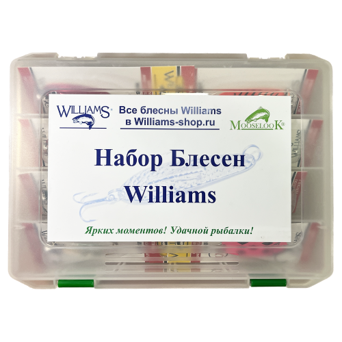 Рыболовный набор блесен Williams Wabler W40-2 8 шт